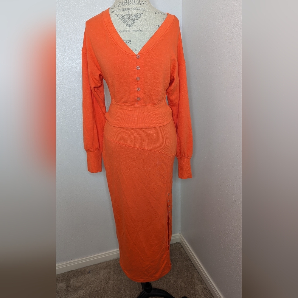 Daily Practice By Anthropologie Side-Button Skirt - image 4